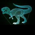 3D Dinosaure LED Lampe Art Déco Lampe la Couleur Changeant Lumières LED Décoration Maison Enfants Meilleur Cadeau LumièrXY922984-1