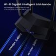 Routeur WiFi dual band AC1200 - Tenda AC10, Ports Gigabit,installation simple,technologie Beamforming, idéal pour jeux, streaming-1