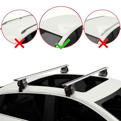 CHROMEMASTER Barres De Toit Compatibles Avec Renault Grand Scénic 2016-2023 ; Pour Coffres De Toit, Porte-vélos, Échelle | Galerie De Toit Idéale Pour Vacances, Voyages Et Usage Quotidien