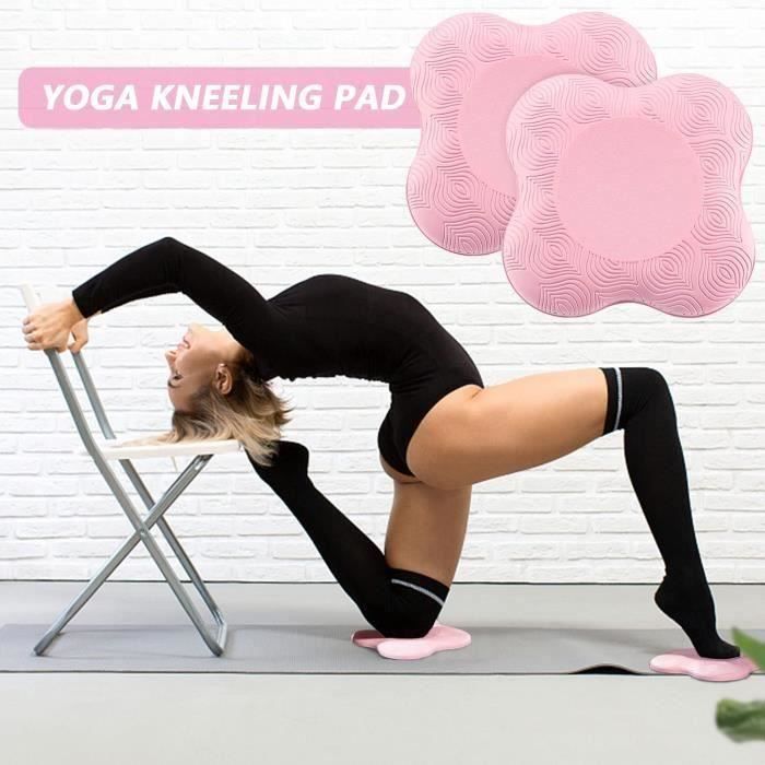 Genouillère Yoga Petit Tapis Antidérapant - Coussin Genou Rectangulaire Pour Pilates Fitness Et Exercices Sol