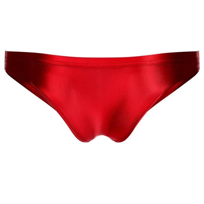 Slip rouge moulant en coton