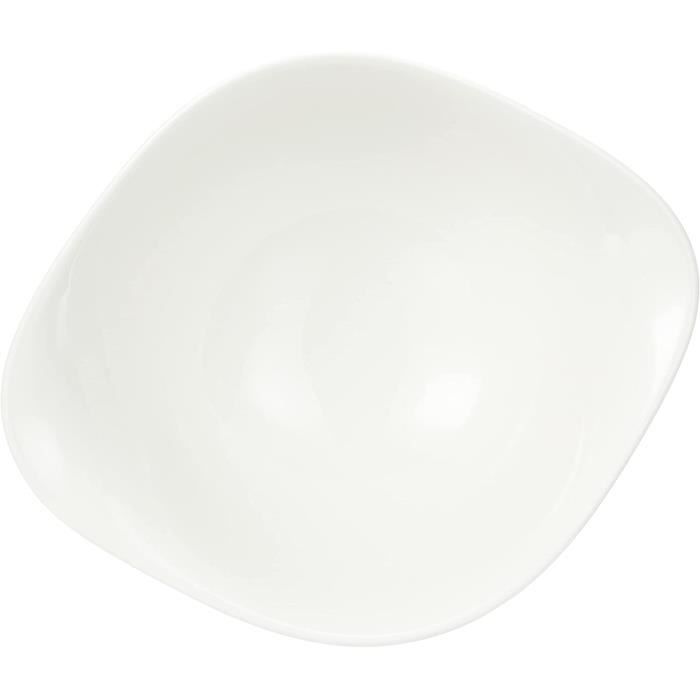 Saladier Blanc Wilmax - Bol En Porcelaine - 3630 Ml - Saladier - Bol Blanc Pour Collations, Salade - Diamètre 23 Cm - Bol Assiette A Salade