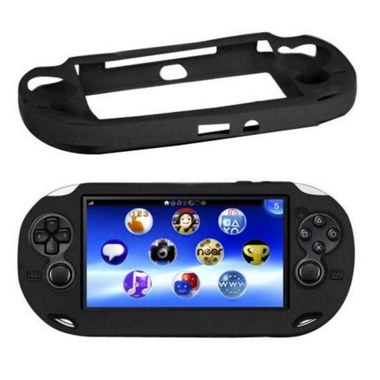 Pack Coque Métal + Housse + Film Pour PS Vita Slim 2000 – Violet – Neuf Big Ben