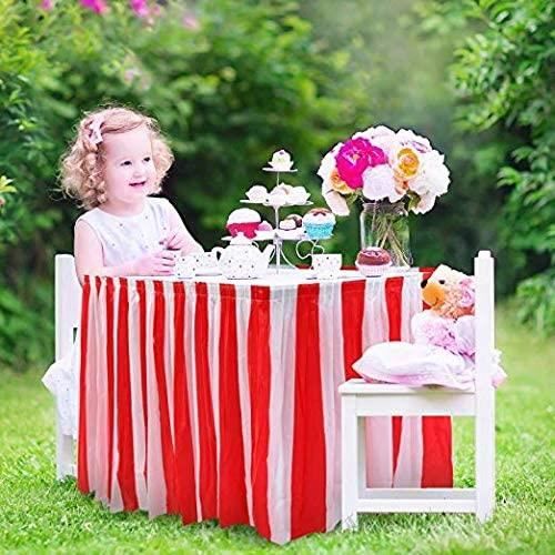 Jupe de table rouge top