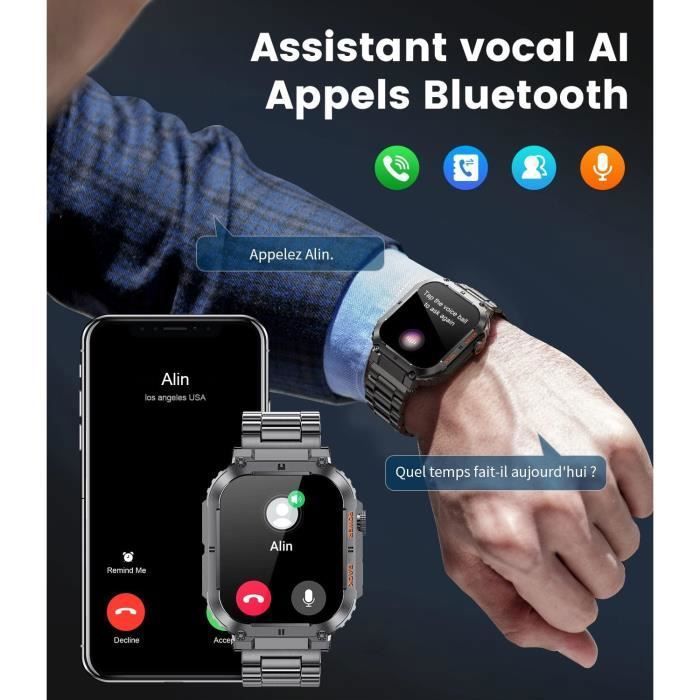 Montre connectee ios homme deals