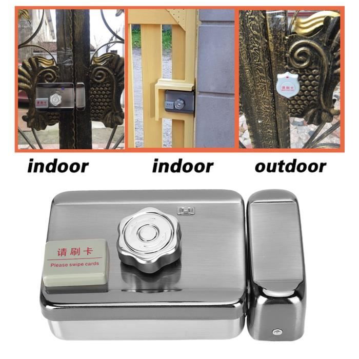 Alomejor Serrure de porte électrique DC 12V NC / NO-Type Électrique Cathode Serrure Serrures De Alomejor Serrure de porte électrique DC 12V NC / NO-Type Électrique Cathode Serrure Serrures De