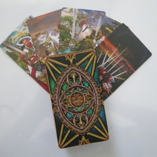 Jeux pour la famille,21Jeu de cartes de Tarot illuminati pour