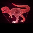 3D Dinosaure LED Lampe Art Déco Lampe la Couleur Changeant Lumières LED Décoration Maison Enfants Meilleur Cadeau LumièrXY922984-3