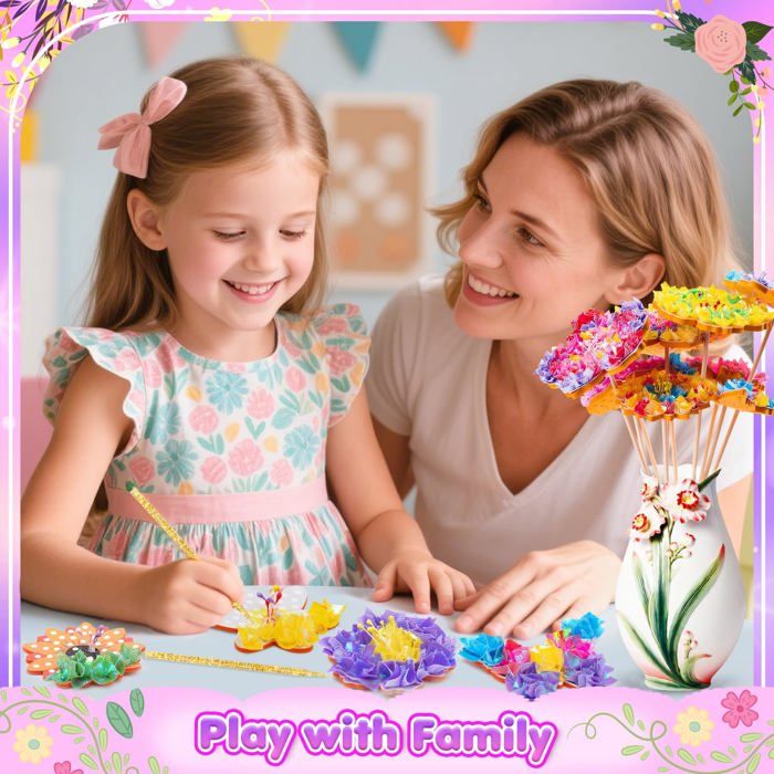 Kit de bricolage pour bouquets de printemps - Créez votre propre bouquet de fleurs à faire soi-même - Bricolage au printemps comme cadeau pour l'école - Bricolage avec des fleurs en papier Kit de bricolage pour bouquets de printemps - Créez votre propre bouquet de fleurs à faire soi-même - Bricolage au printemps comme cadeau pour l'école - Bricolage avec des fleurs en papier