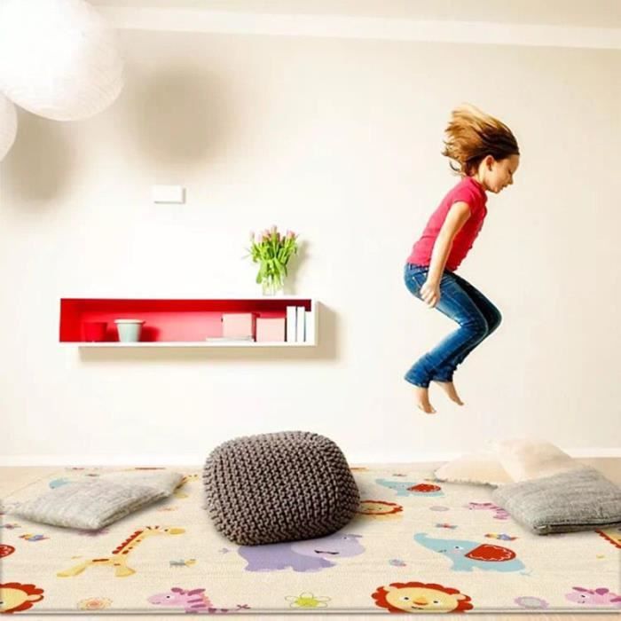 Tapis De Jeu éducatif Pour Enfants – Antidérapant, Doux, Lavable – Pour Chambre, Salle De Jeux, école