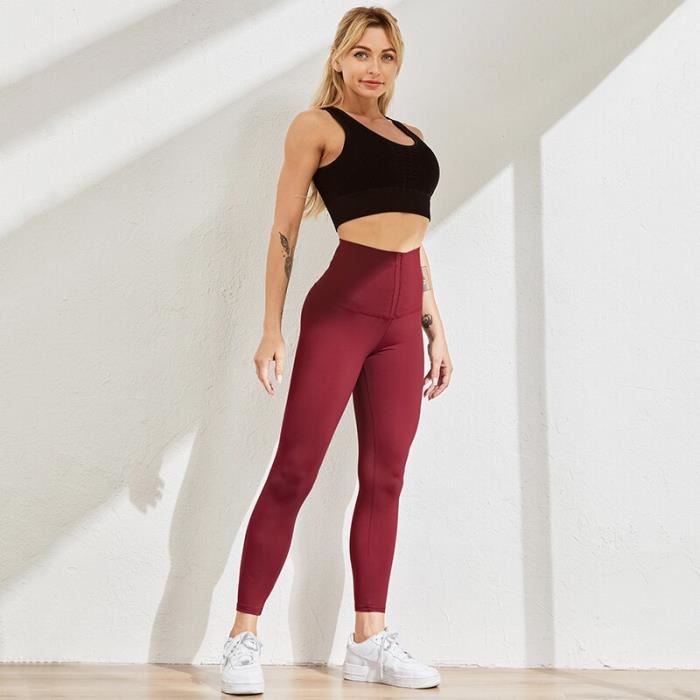 Leggings epais taille haute pour femmes Type Wine Blanc Cdiscount Pret a Porter