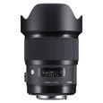 Objectif grand angle SIGMA 20mm f/1,4 ART Canon - Ouverture F/1.4 - Distance focale 20mm - Poids 950g-0