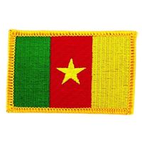 Patch ecusson thermocollant drapeau cameroune