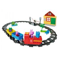 Jeu de blocs de construction - Simba Toys - BIG-Bloxx Peppa Pig Set de Train