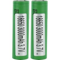 Sony / Murata batterie-pile IMR 18650 3,7 V vert 2 pièces