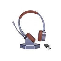 Cleyver - Casque sans Fil, Double Connexion, Dongle USB, Bluetooth, Microphone Antibruit, Portée 30m - ODNW35UCB