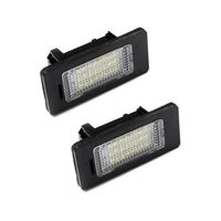 2x LED Feux blanc d'éclairage de plaque d'immatriculation Remplacement de Lampe lumière Pour BMW E82/E88/E90/E92/E93/E39
