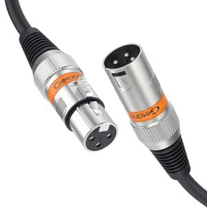 CÂBLES Câble XLR câble de microphone de 1,8 m câble XLR m