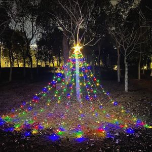 350 LED Energie Solaire Guirlande Lumineuse Sapin de Noel Avec Etoile 3.5m  Rideau Lumineux Sapin de Noel Decoration Noel Extérieur - Cdiscount Maison