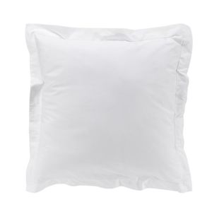 60x70 cm De Witte Lietaer Taie doreiller Indigo Coton Peign/é