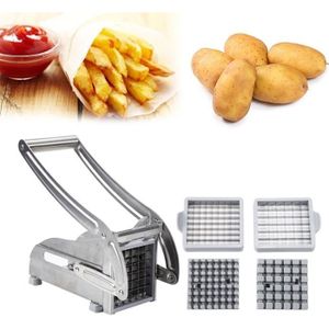 Coupe-frites Électrique existent pour Fruits et Légumes, Machine à Barre de  Poussée Commerciale pour Concombre et Patate Douce