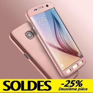 COQUE - BUMPER Coque 360° Full Protection pour Samsung Galaxy J3 2016 + Verre Trempe couleur Rose ®Luffy