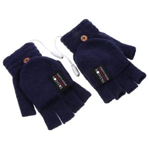 gants chauffants pour les mains enti/ères et demi-mains gants tricot/és pour homme et femme DaMohony Gants chauffants USB