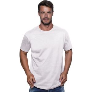 T-SHIRT Tee shirt Homme JHK  blanc 100% Coton