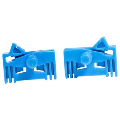 2 Clips Agrafes Réparation Lève-Vitre Arrière - Compatible New Beetle Cabriolet, Peugeot 206 CC & Mégane CC | Qualité Premium, Facile à Poser | FINAO AUTOPARTS