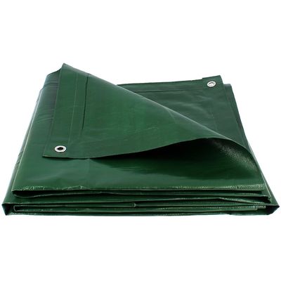 Bâche De Protection Ultra Résistante Grise 260 G/m² – 8 X 12 M Idéale Pour Chantier, Jardin Et Abri
