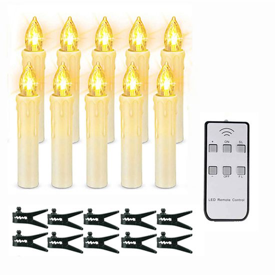 2 Bougies LED Sans Flamme En Forme De Pommes De Pin - Minuterie, Mèche Mobile, Flamme Réaliste (alimentation Piles LR44)