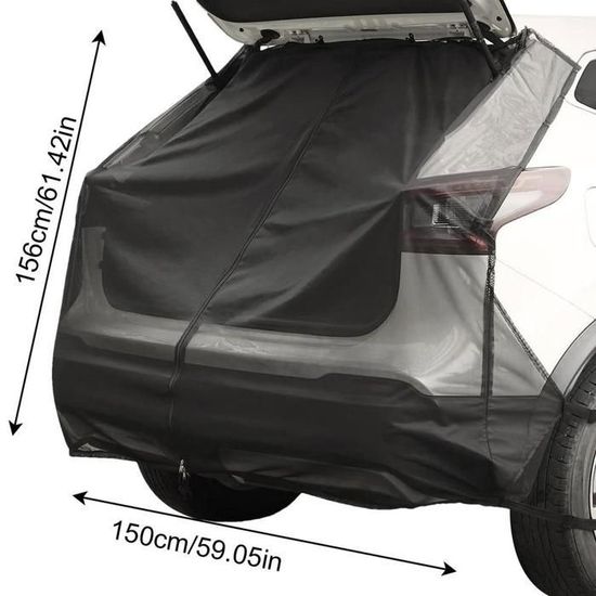 Auvent De Camping SUV Double Couche - Magnétique, Imperméable, Avec Moustiquaire, Pour Voyages Et Aventures En Plein Air !