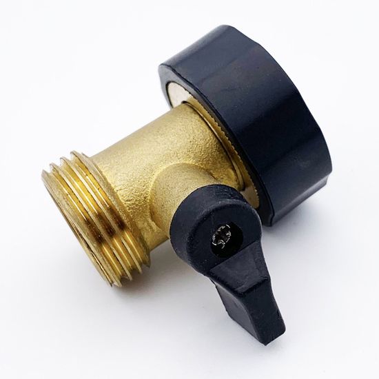 Robinet Jardin Laiton 3/4" Double Écoulement – Antigel, Robinet Citerne Eau De Pluie Universel