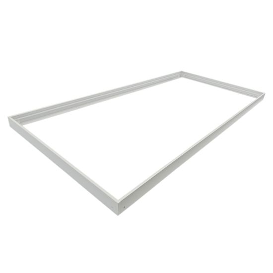 LEDKIA LIGHTING Kit En Saillie Pour Panneaux LED 120x60 Cm - Structure Aluminium Blanc