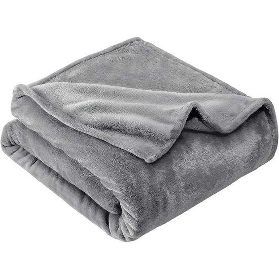 Plaid Polaire En Flanelle 150x200 Cm - Doux, Léger, Pour Canapé Ou Lit, Toutes Saisons