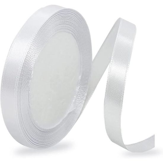 Ruban Satin Blanc 790m X 3mm De Du00e9coration Ruban Cadeau Rouleau Ruban 912530