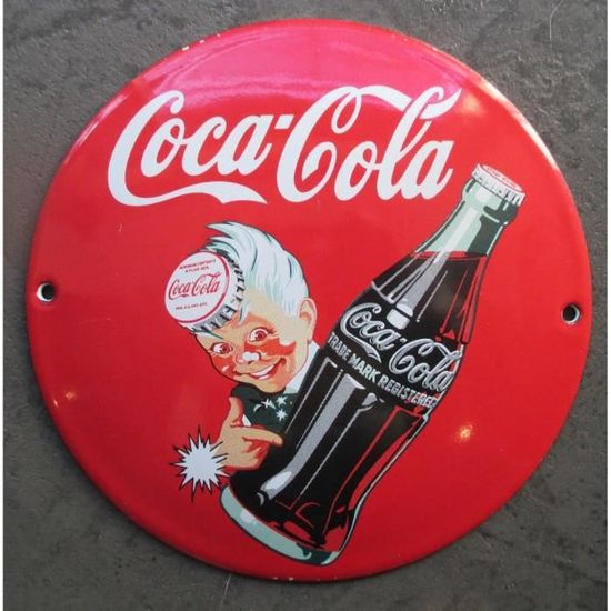 Plaque émaillée Rétro Coca-Cola 15x20cm - En Métal, Style Vintage - NEUVE - Décoration Murale
