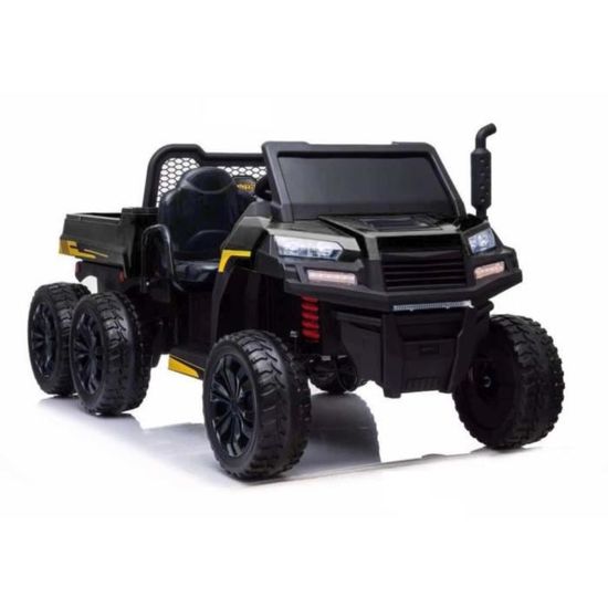 Tracteur électrique pour enfants Farm Gator A730-2 Noir - 4 moteurs de 200 W
