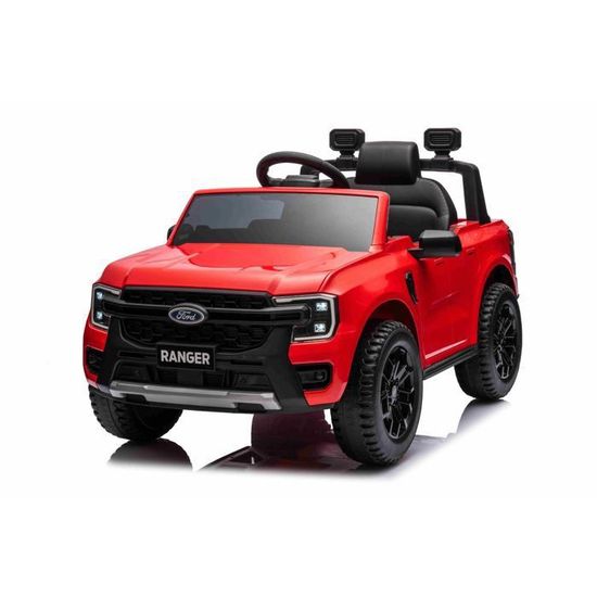 Voiture électrique 2 places pour enfant 24v ford ranger wildtrak 4x4 rouge + lcd