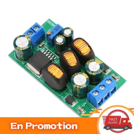Module Abaisseur-tension DC 10A 180W Oumefar - 10.5-70V Vers 2.5-58V Réglable - Pour Pilote LED, Charge Batterie, Alimentation Véhicule - 2
