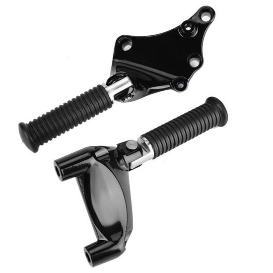 Support Pédale Arrière Universel Moto Cross TOTMOX - Repose-Pieds Passager Antidérapant 7cm