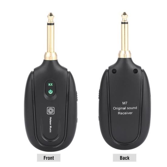 Système Guitare Sans Fil Rechargeable - Portée 50m - Émetteur/récepteur - Pour Guitare/basse électrique - Haute Fidélité Audio