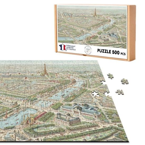 Puzzle Bois - Vie sauvage de la planète -1010 pièces - Wooden City