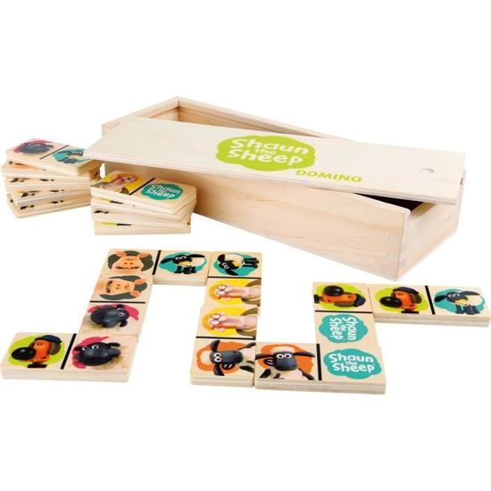 Domino Shaun le Mouton en Bois Cdiscount Jeux Jouets