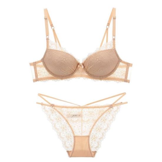Soutien-gorge Dentelle Froncé Avec Bretelles Ajustables – Style Sexy Et Confortable Pour Femme