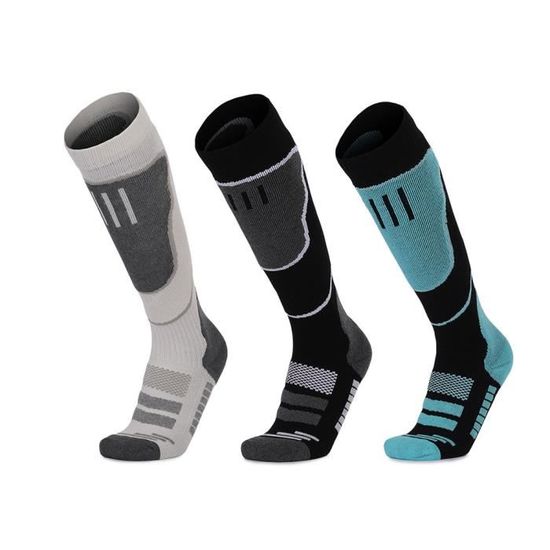Chaussettes Ski Enfant Barrageon - Thermo Ultrachaudes Pour Sports D'Hiver - Taille EU 31-34 - Rose