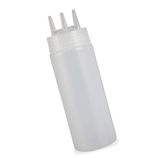 EISO Lot de 12 flacons à presser en plastique de 236,8 g avec bouchons EISO Lot de 12 flacons à presser en plastique de 236,8 g avec bouchons