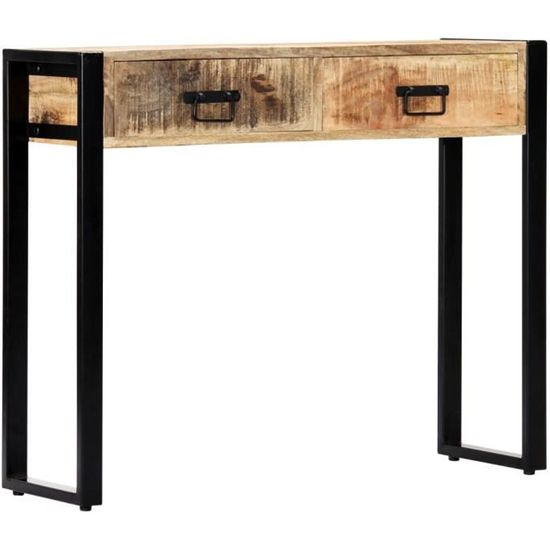 Table Console-Table d'entrée-Table de Salon 90 x 30 x 75 cm Bois de manguier massif