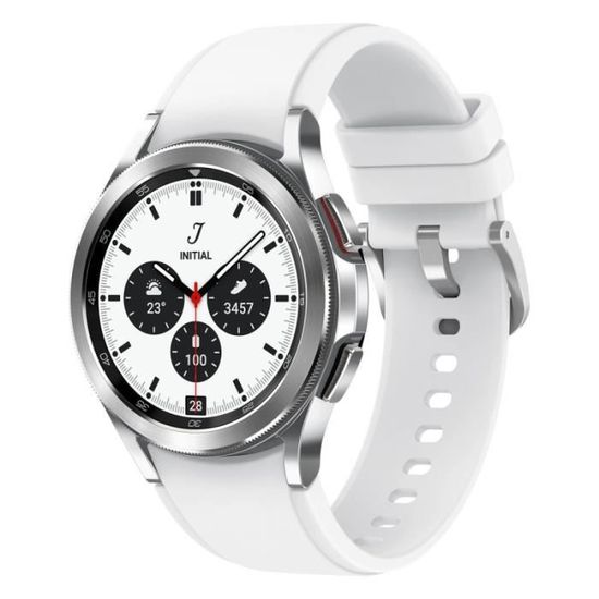 Montre intelligente Samsung Galaxy Watch4 Classic Argenté Blanc Ø 42 mm