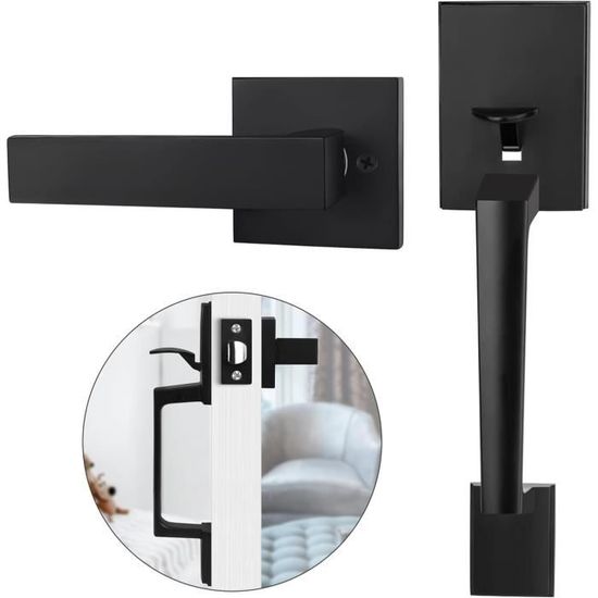Kit Poignee Porte Entree Noire Poign e De Porte Ext rieure Moderne kit-poignee-porte-entree-noire-poign-e-de-porte-ext-rieure-moderne